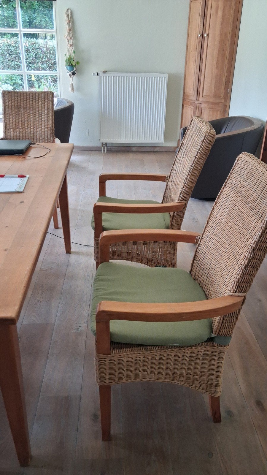 6 eetkamerstoelen, Ophalen, Gebruikt