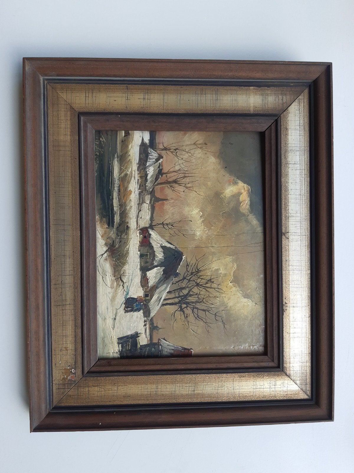 schilderij op hout, Antiek en Kunst, Ophalen