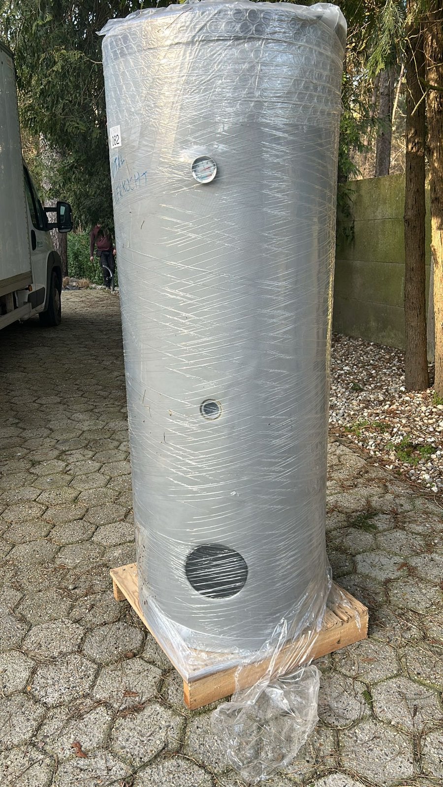 Boiler 300L Thermic Energy TWS-2W – met 2 warmtewisselaars, Doe-het-zelf en Bouw, Ophalen, Zo goed als nieuw, Boiler