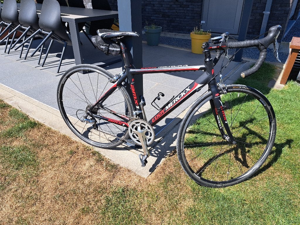 Koersfiets Eddy Merckx AMX-1, Frein sur jante, Aluminium, Enlèvement, Utilisé