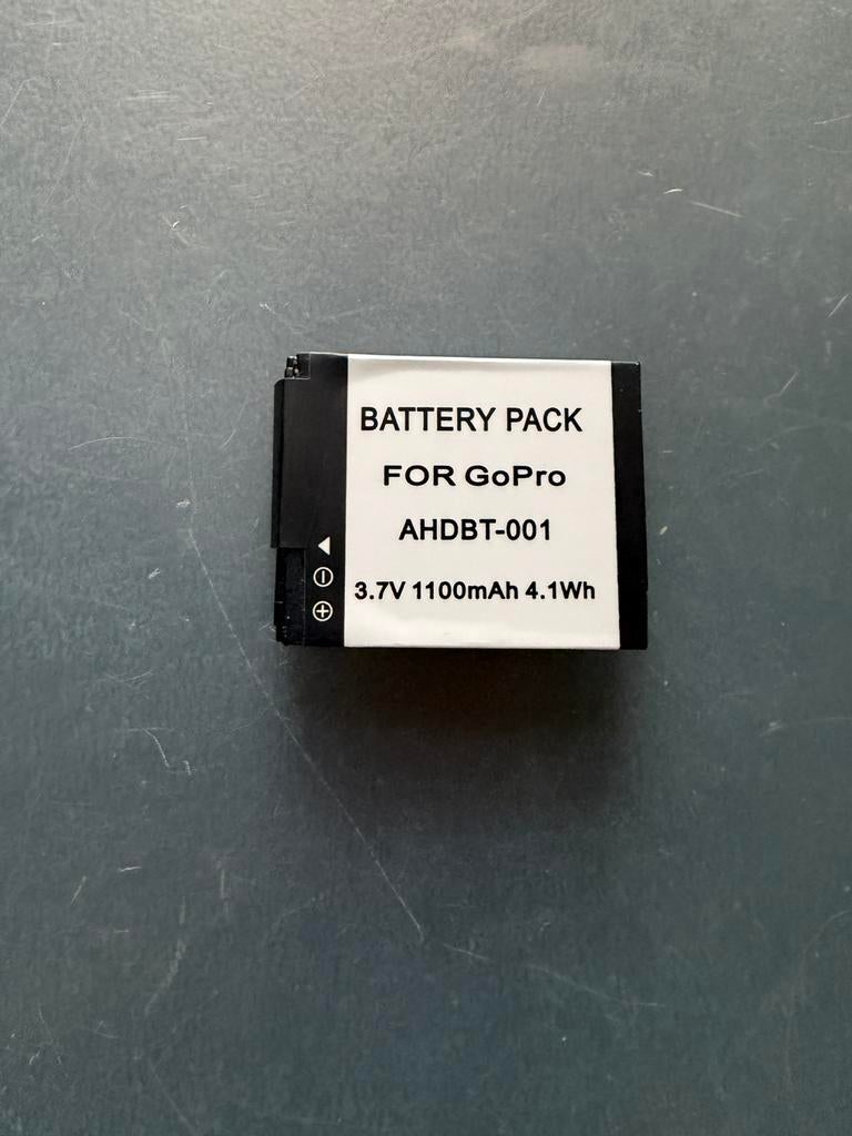 Batterie 1100mAh pour GoPro HD Hero 1 2, Ophalen of Verzenden, Nieuw, GoPro