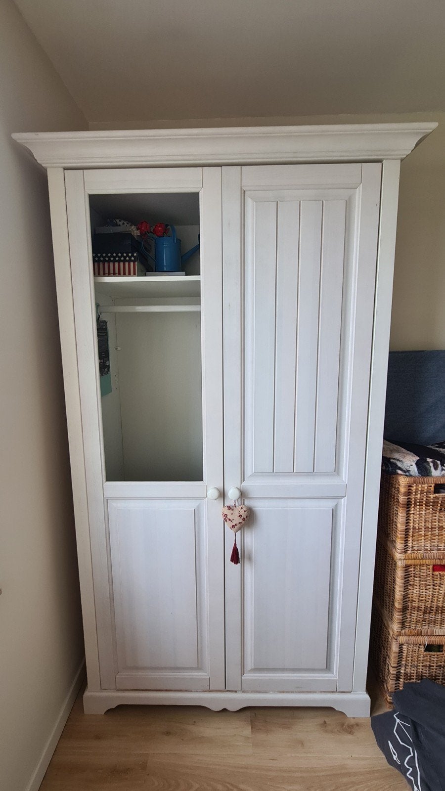 Kleerkast van gebleekt grenen (Igor Home) 120/200/62 cm, Ophalen, Grenenhout