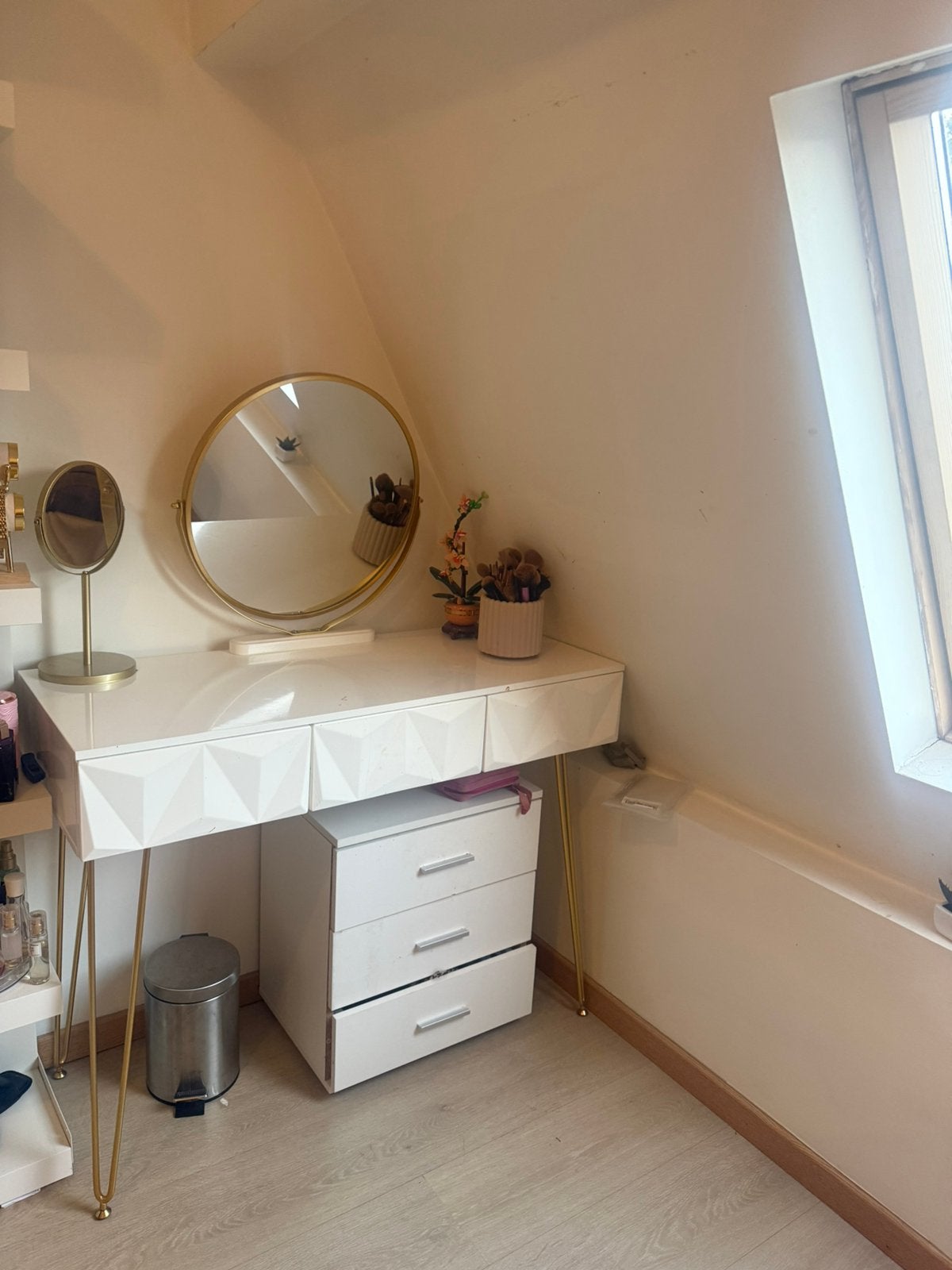 Table de maquillage à vendre, Enlèvement, Utilisé