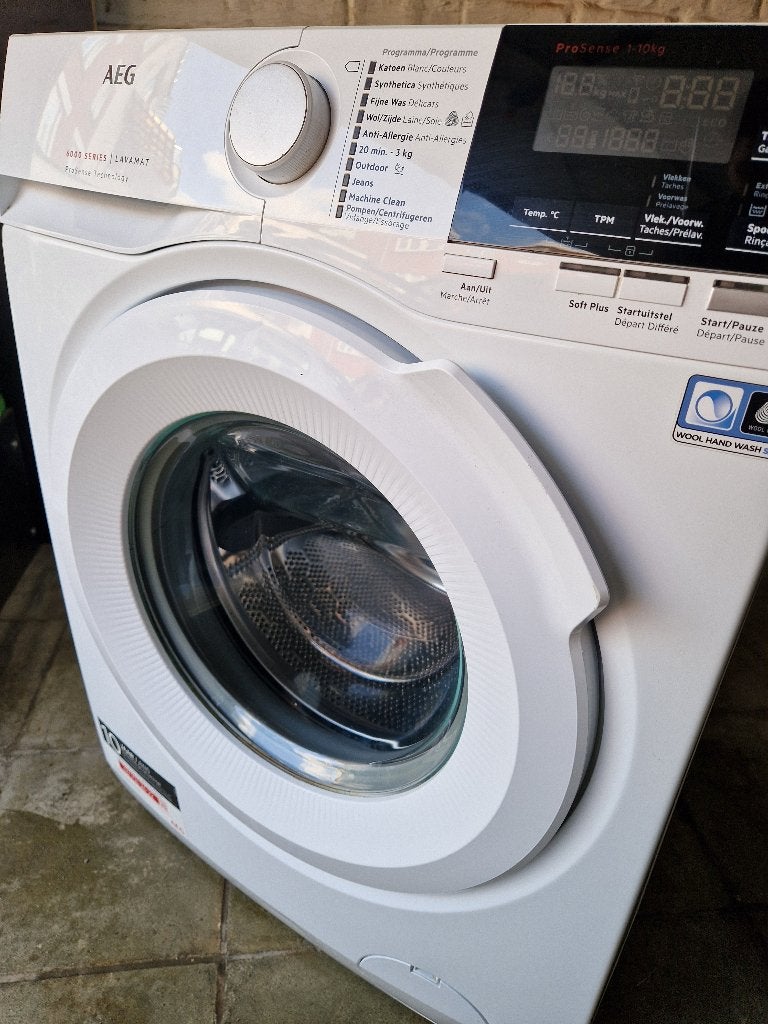 Machine à laver AEG 10kg A +++. 1600trs, Enlèvement, Comme neuf, Chargeur frontal