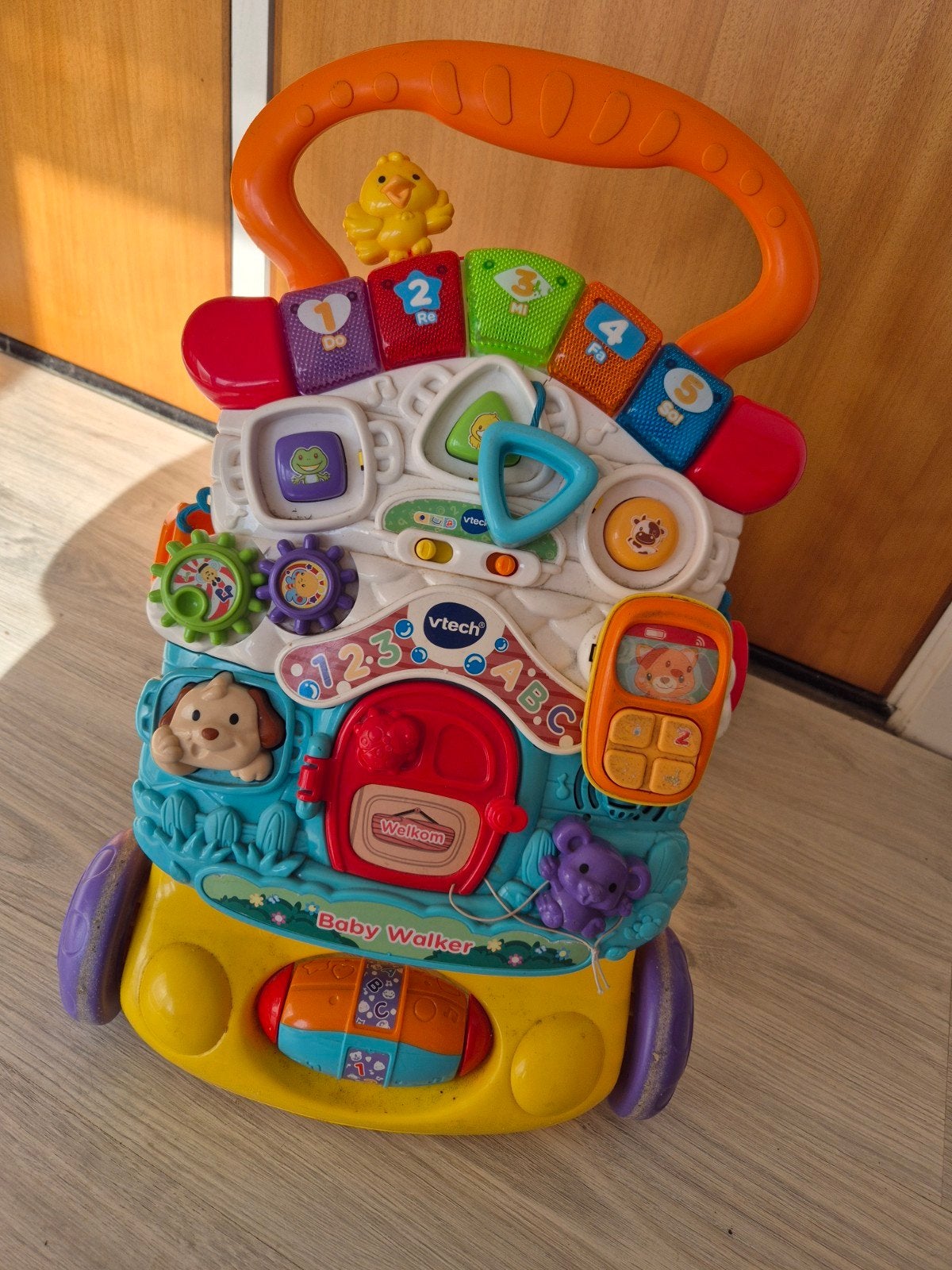 Vtech loopwagentje, Ophalen, Zo goed als nieuw, 6 maanden tot 2 jaar