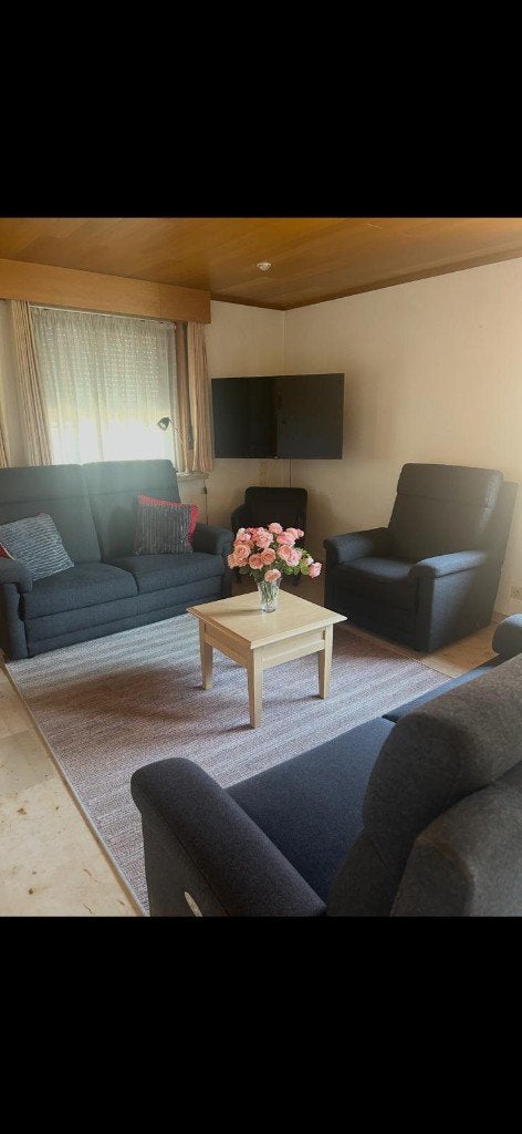 donkerblauwe salon te koop, Ophalen