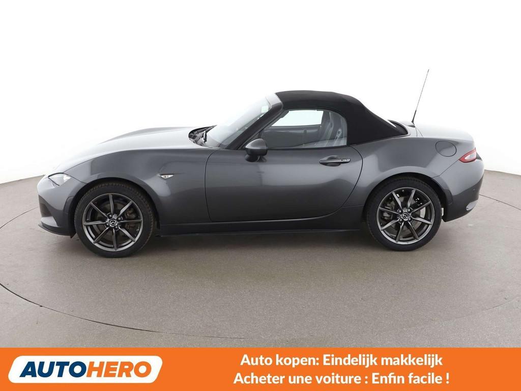 Mazda MX-5 2.0 Sports-Line (année de construction 2019), Cuir, Argent ou Gris, Achat, Boîte manuelle