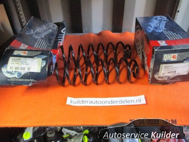 Set achterveren VW Golf III Vento  QH QSS277  1H6511115N 429, -, Volkswagen, Herkomst onderdeel bekend, -