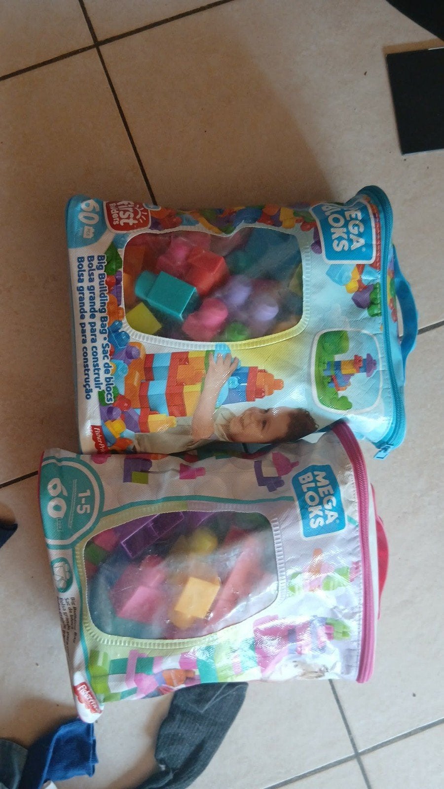 2 zaken mega blocks, Kinderen en Baby's, Speelgoed | Bouwstenen, Ophalen, Zo goed als nieuw, Megabloks
