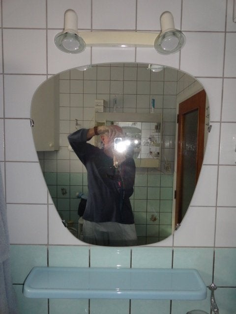 Miroir, Moins de 100 cm, Comme neuf, Enlèvement, 50 à 75 cm