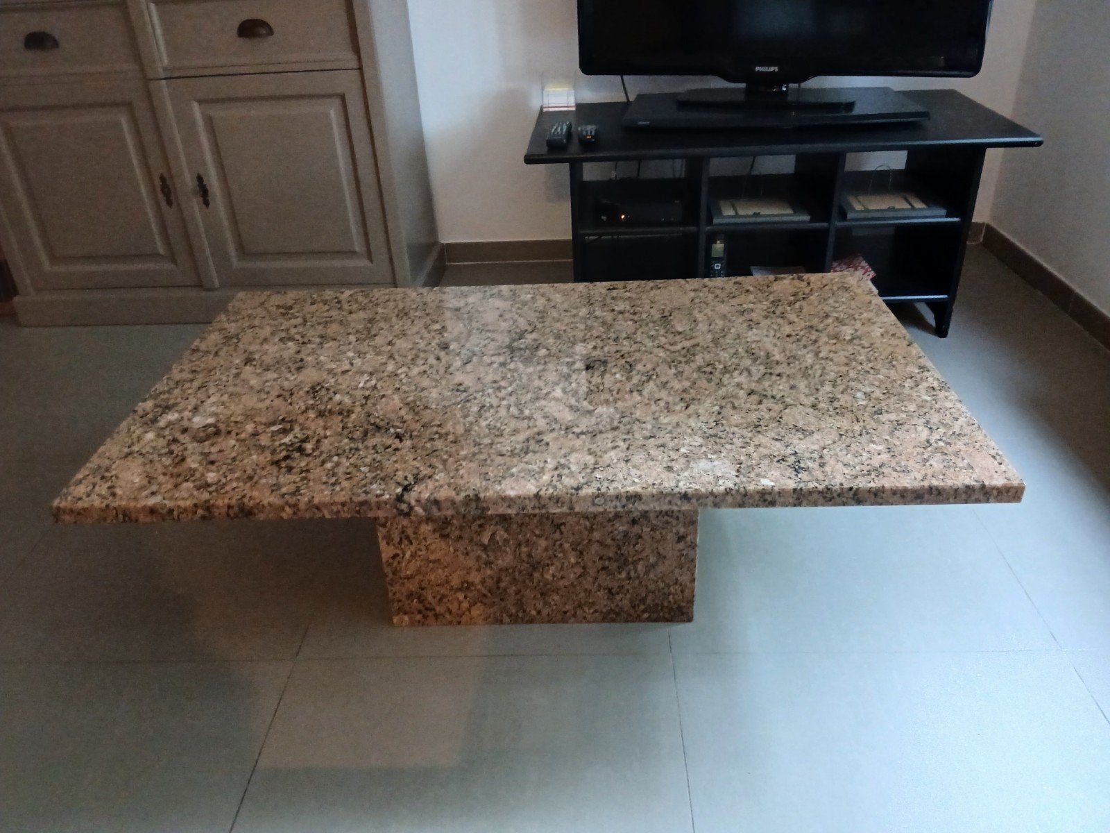 Salontafel graniet Rosa Porrino, Enlèvement