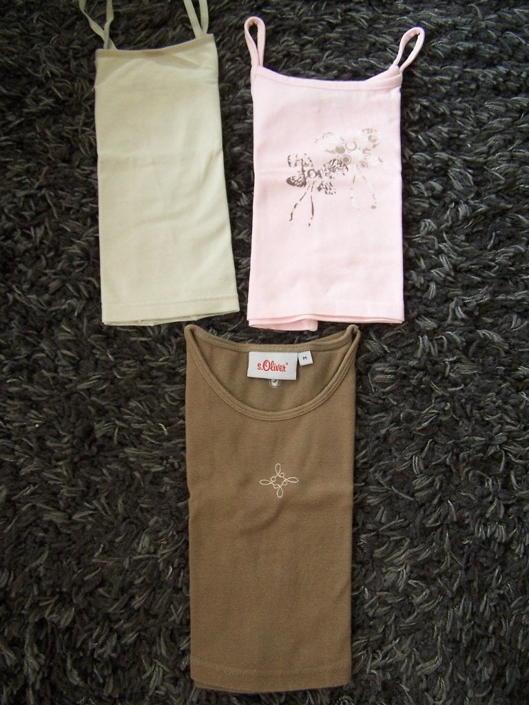 Topjes - Pirouette, Folieke, S'Oliver - 116/122, Meisje, Ophalen of Verzenden, Zo goed als nieuw, Shirt of Longsleeve