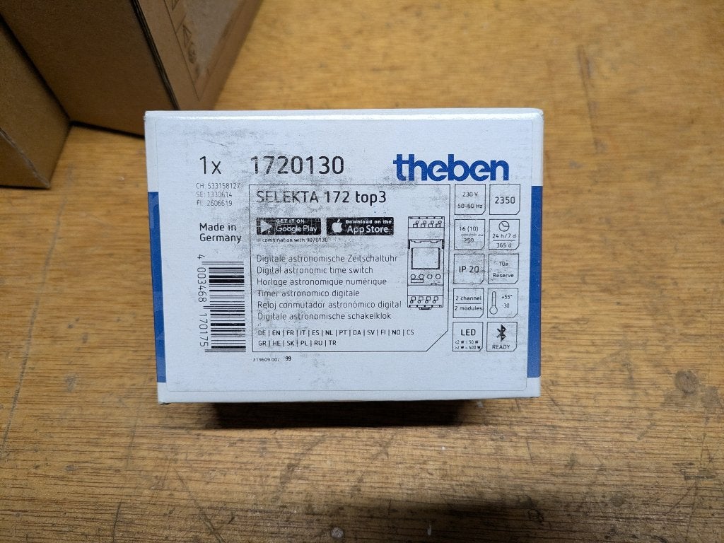 Astroklok Theben SELEKTA 172 top3 2-kanaals - NIEUW, Enlèvement, Neuf, Autres marques, Autres types