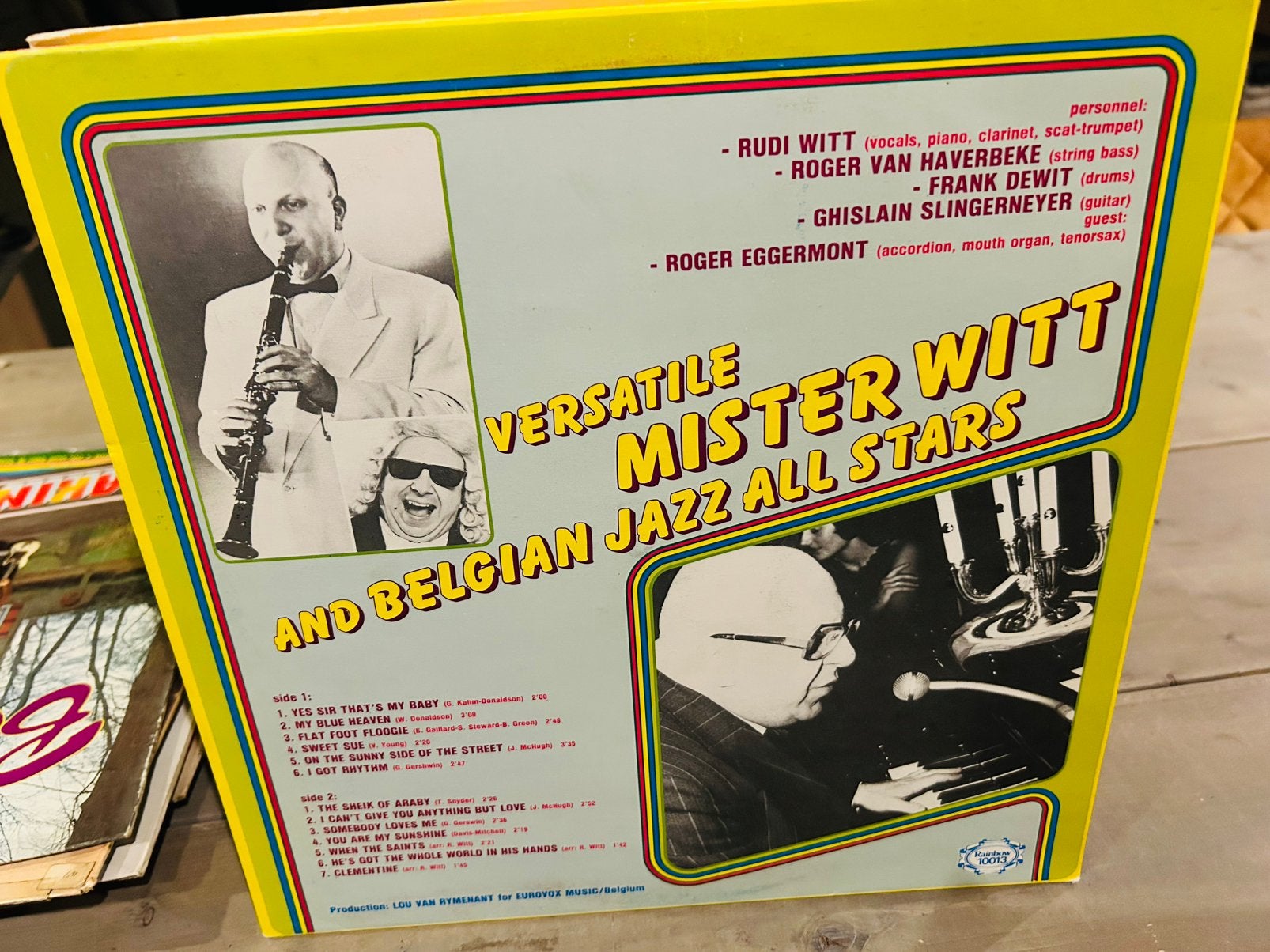 Versatile Mister Witt And Belgian Jazz All Stars, CD & DVD, Vinyles | Jazz & Blues, Enlèvement ou Envoi, Jazz
