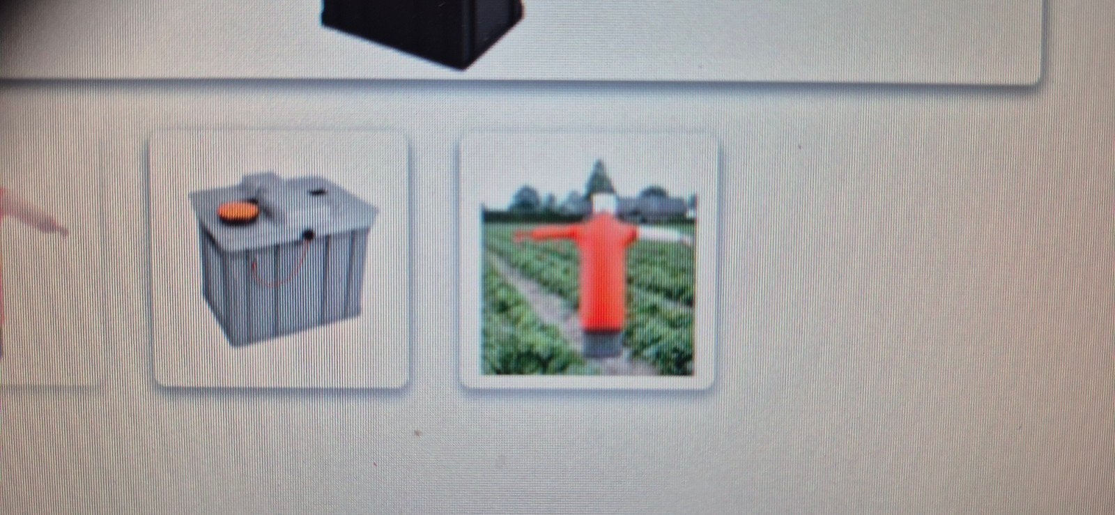 Vogel verschrikker, Ophalen