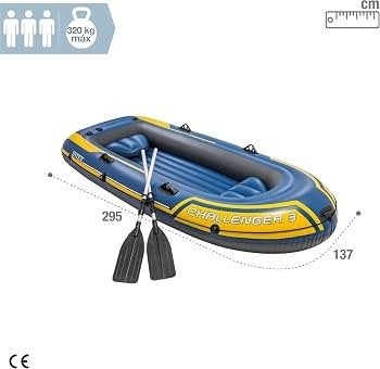 Opblaasbare boot Challenger 3, Watersport en Boten, Ophalen