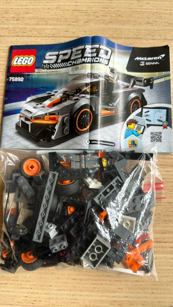 Lego Speed Champions 75892 compleet, Lego, Zo goed als nieuw, Compleet, Complete set