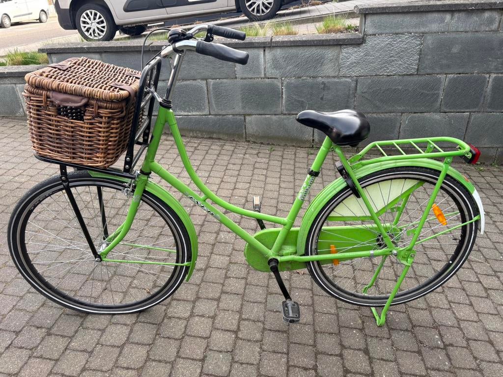 Prachtige Groene Transportfiets (TXED) – Maat 60 cm, 56 cm ou plus, Enlèvement, Utilisé, Frein à main