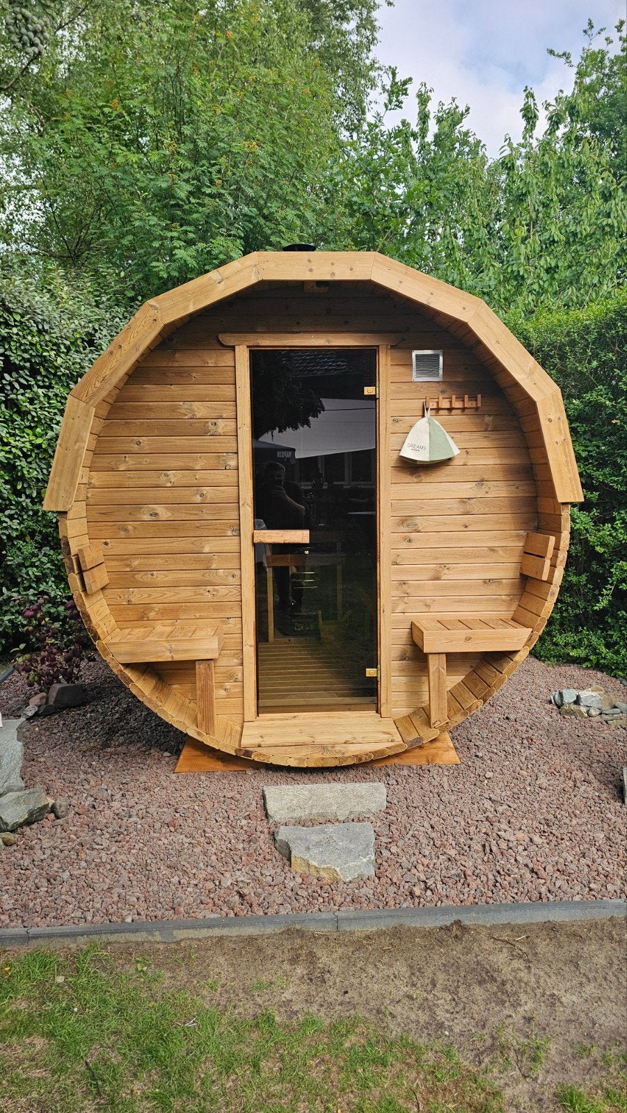 Livraison et installation gratuites du sauna 3M Barrel - 10 , Enlèvement ou Envoi