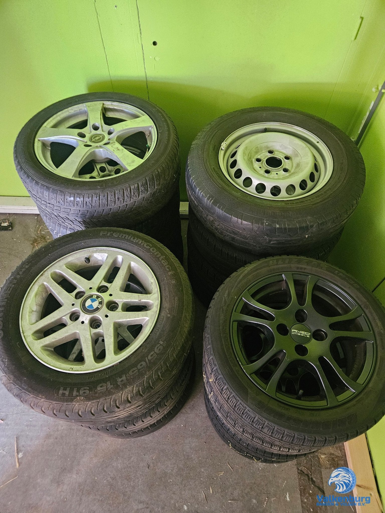 Partij velgen met band 4 sets 15 16 17 inch VAG BMW Opel For, Auto-onderdelen, Ophalen, Gebruikt, -, -