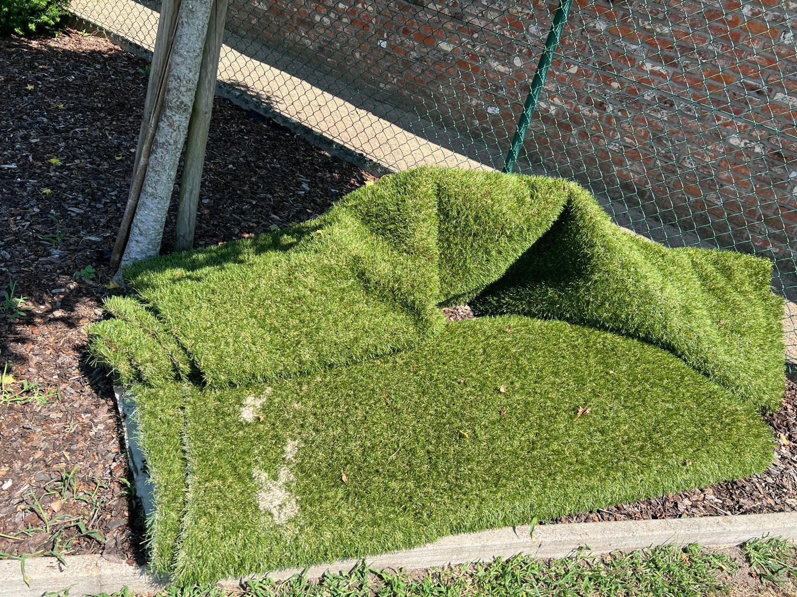 Kunstgras, Tuin en Terras, Gras en Kunstgras, Ophalen, Zo goed als nieuw, Kunstgras