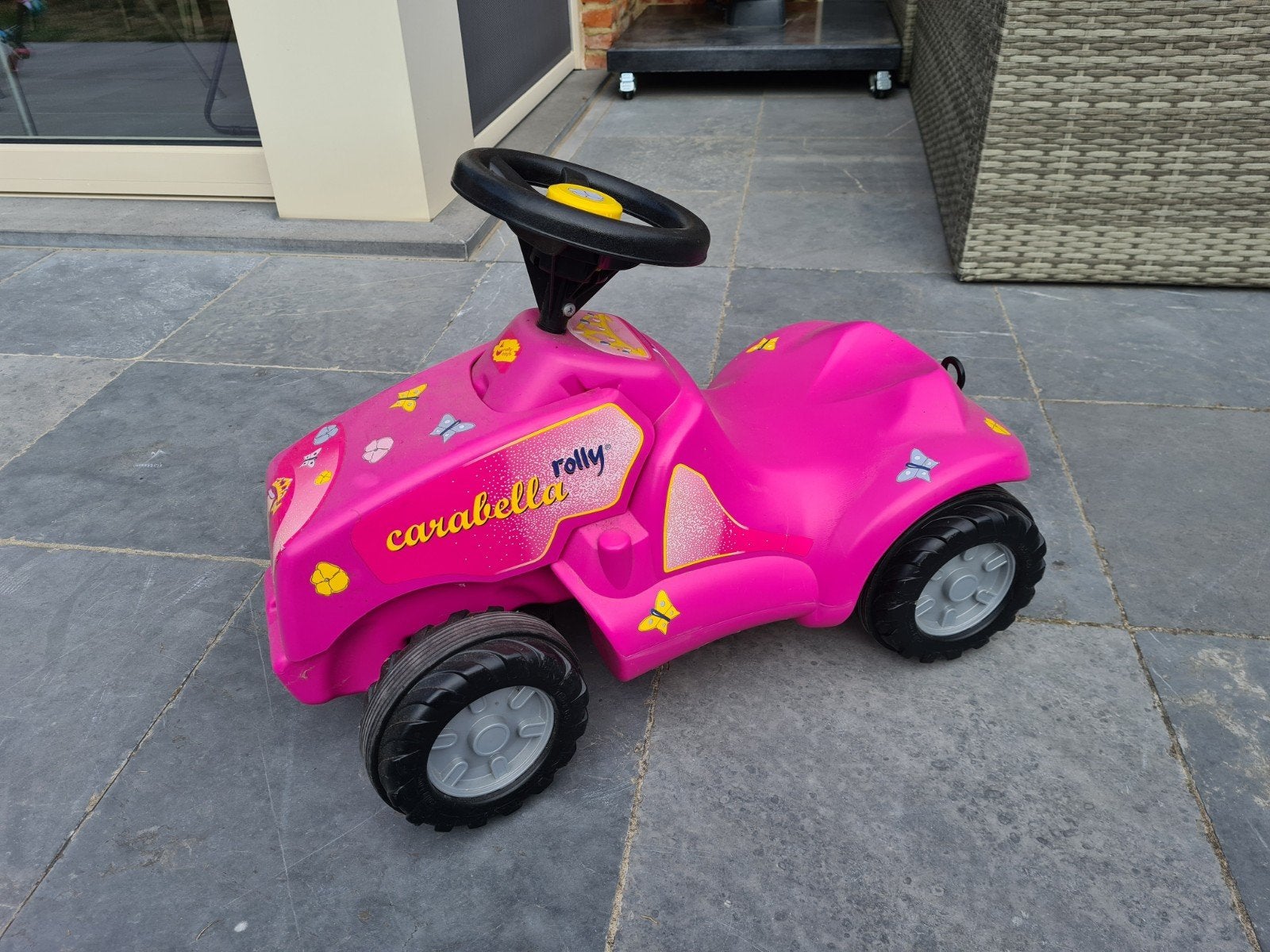 Rolly Toys MiniTrac Carabella Loopauto, Kinderen en Baby's, Speelgoed | Buiten | Voertuigen en Loopfietsen, Ophalen, Zo goed als nieuw