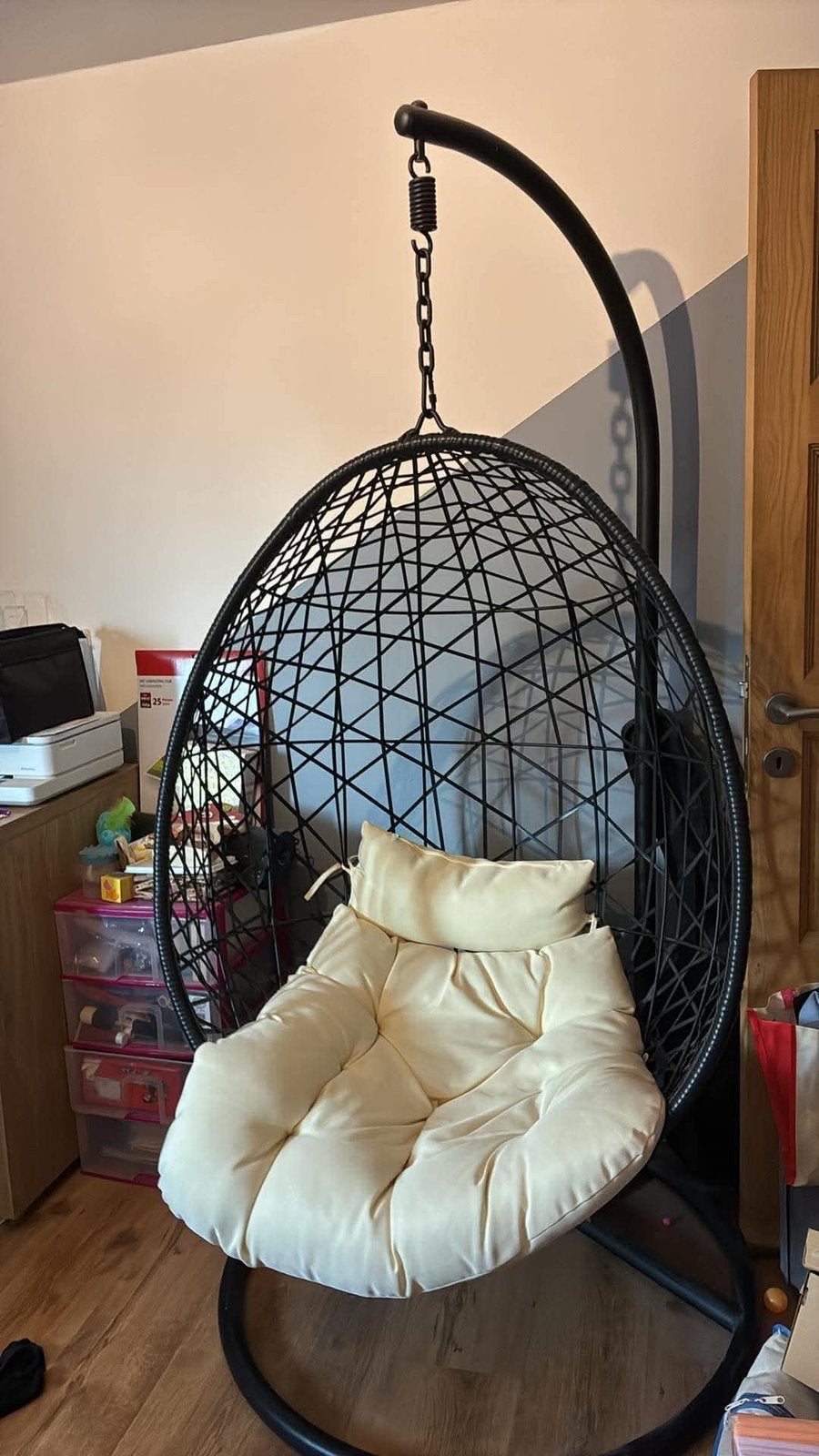 Fauteuil oeif suspendu, Jardin & Terrasse, Chaises de jardin, Enlèvement, Comme neuf, Métal