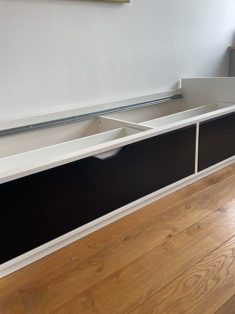 Slaapbank 90x200, Ophalen, Gebruikt, 90 cm, Eenpersoons