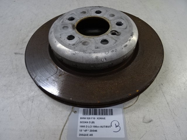 FREIN DISQUE ARRIÈRE BMW 5 serie (F10) (01-2009/10-2016), Utilisé, BMW