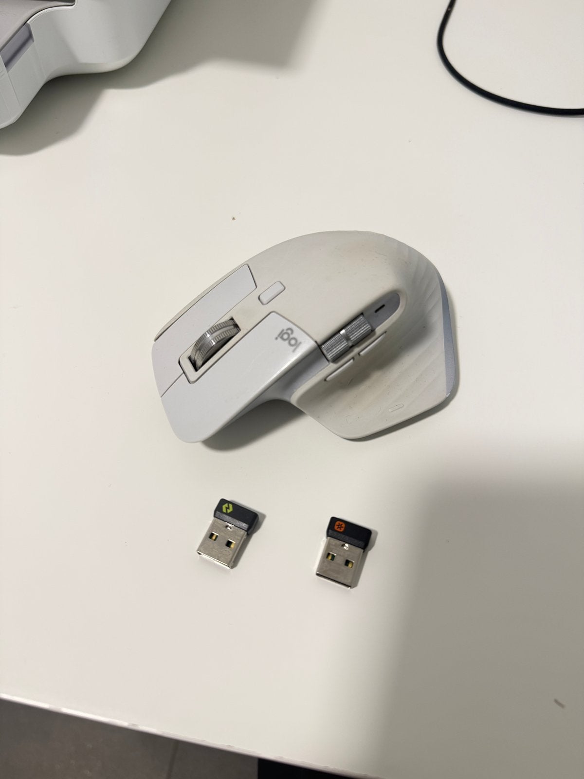 Logitech MX Master 3s wit, Rechtshandig, Muis, Gebruikt, Ergonomisch