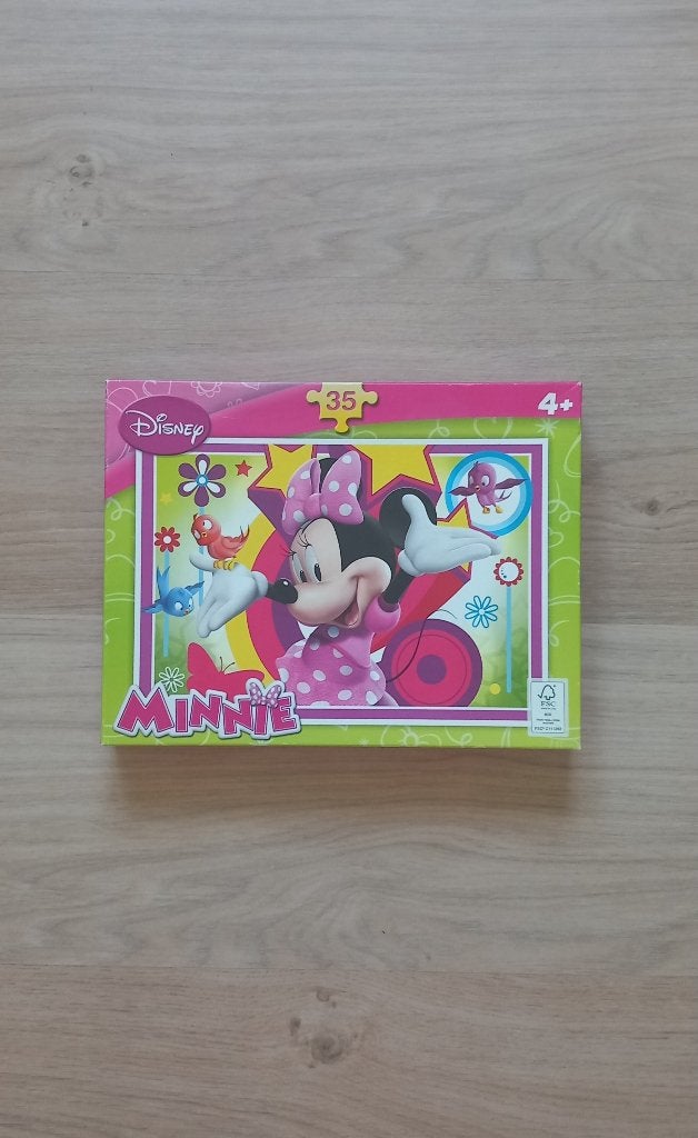 Disney Minnie Mouse puzzel, Ophalen of Verzenden, 10 tot 50 stukjes, Gebruikt