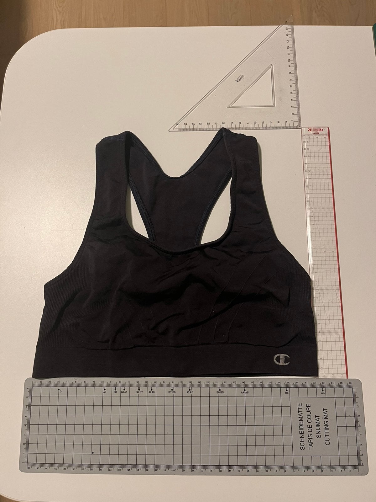 Champion Sports Bra Black XS/S  Support Yoga Workout, Ophalen, Zwart, Maat 36 (S), Gedragen