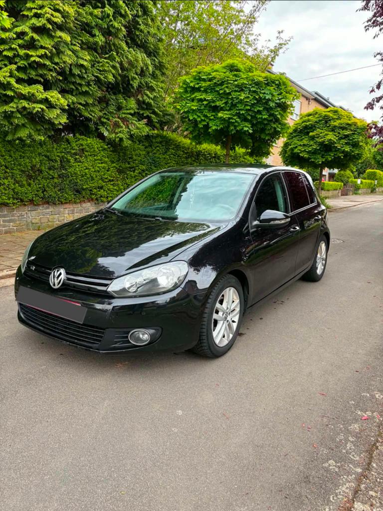 Golf 6 /1.6 Td prête à immatriculer, Euro 5, Stof, Zwart, 1600 cc