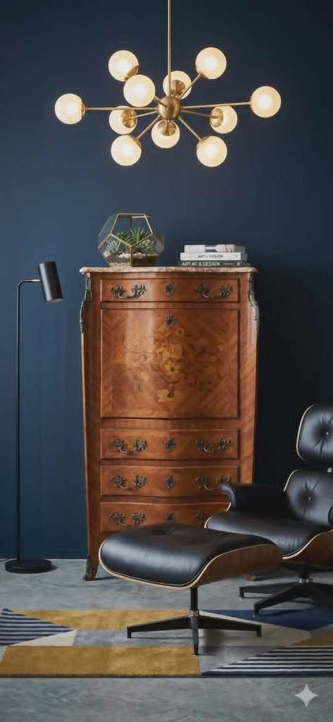secrétaire ancien de style Louis XV, Ophalen