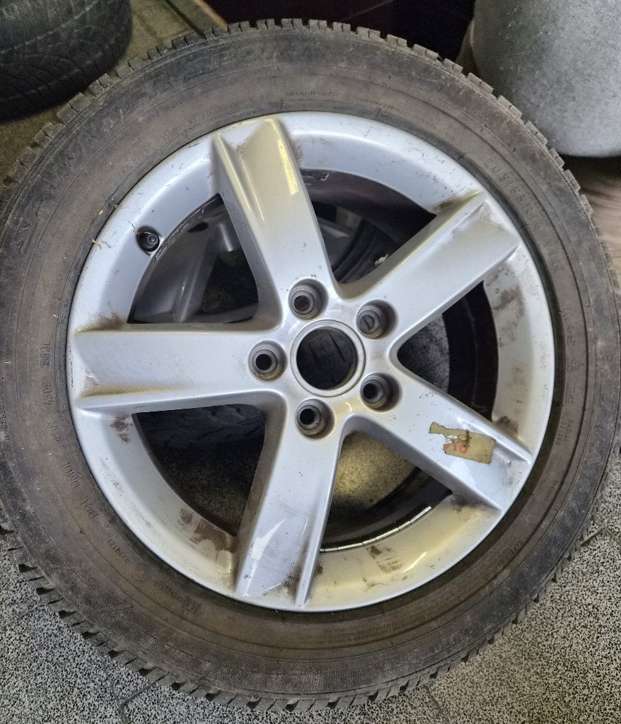 16 Inch Velgen met band (Audi/Skoda/Seat/VW) 205/55 R16, Auto-onderdelen, Ophalen, Gebruikt, Velg(en), 16 inch