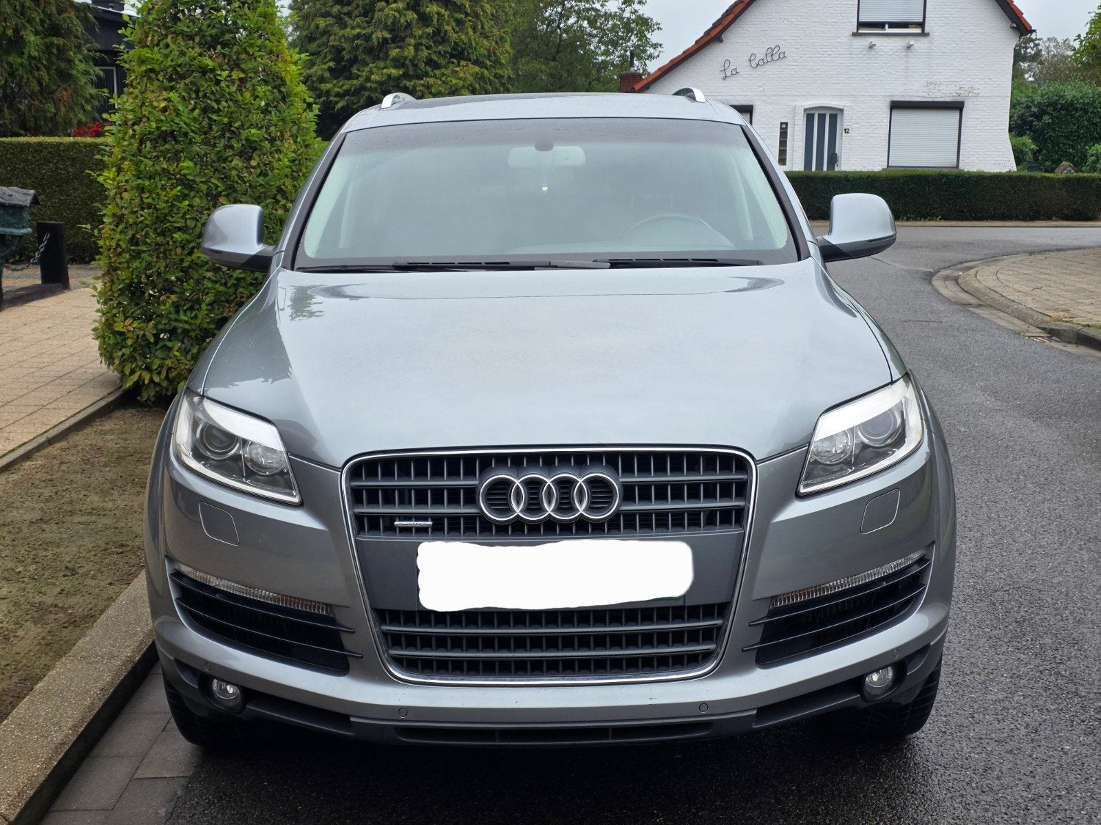 Audi Q7 3.0 TDI V6 155kw/211 pk – 09/2008 eerste eigenaar, Auto's, Automaat, Zwart, Leder, Diesel