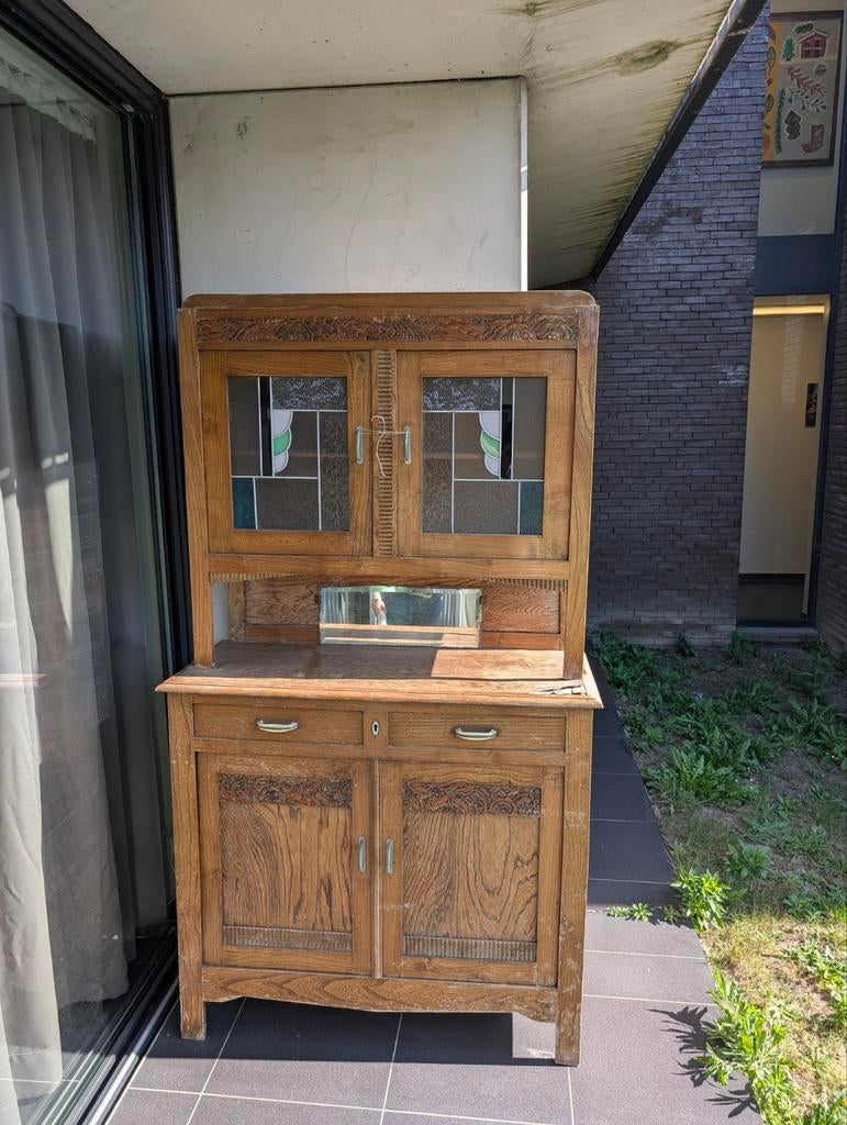 Houten kast bruin, Ophalen