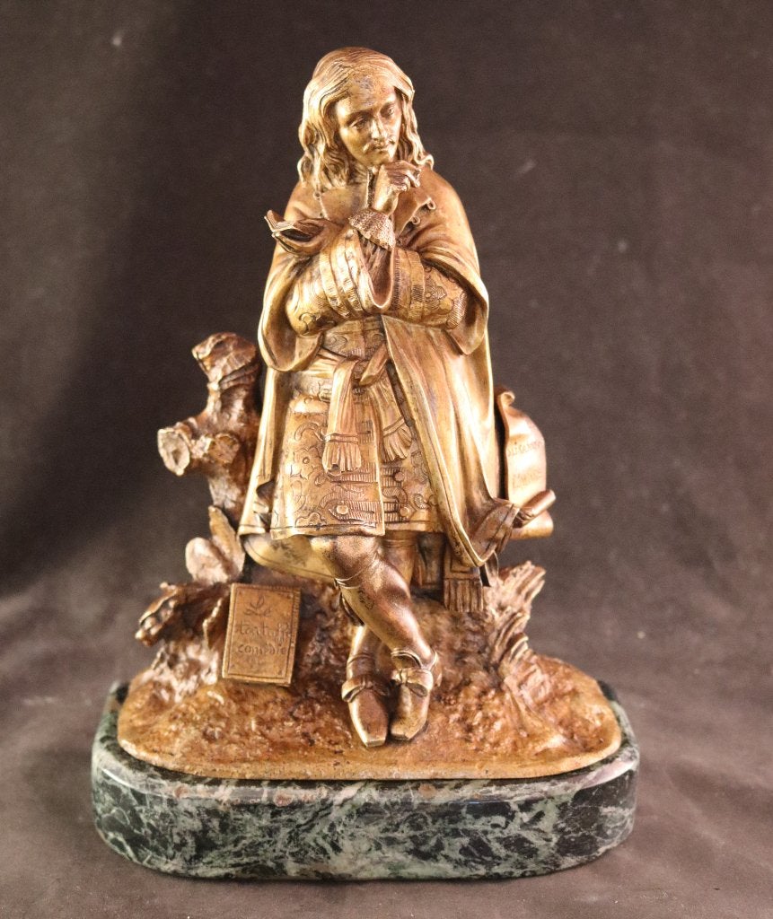 Sculpture ancienne en bronze, Antiquités & Art, Art | Sculptures & Bois, Statue, Enlèvement ou Envoi