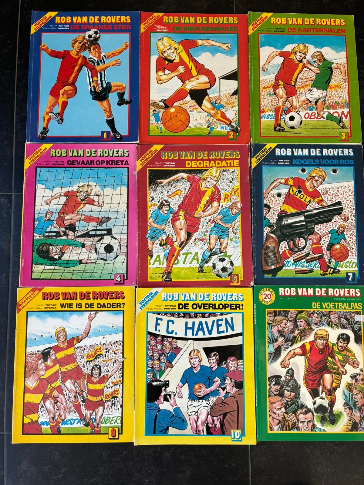 18 strips van Rob Van De Rovers - gelezen staat, Boeken, Europa, Meerdere comics, Ophalen, Gelezen