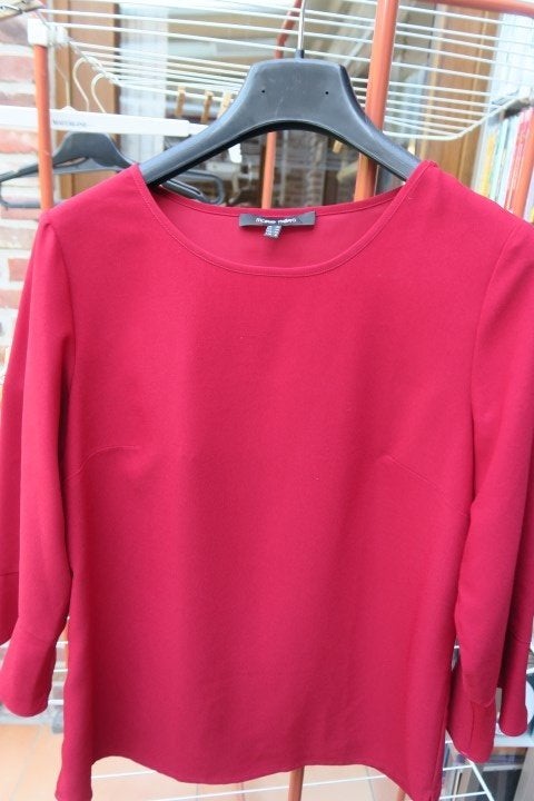 Blouse rood vlindermouw Marie Méro mt 38, Taille 38/40 (M), Enlèvement ou Envoi, Marie Méro, Neuf