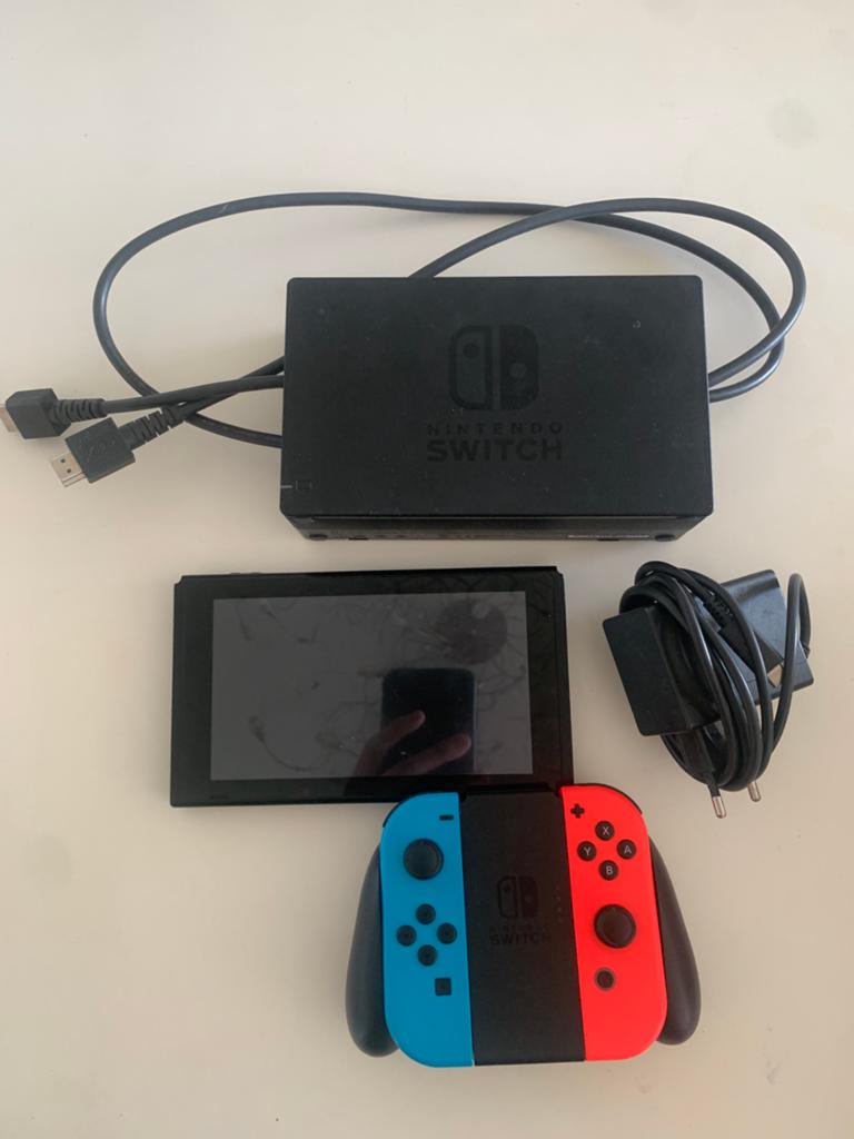Nintendo switch full, Ophalen of Verzenden, Zo goed als nieuw, Met 1 controller, Switch Original