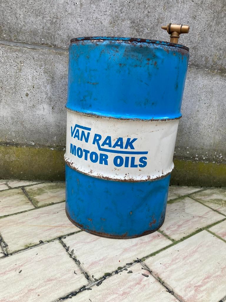 Baril à huile vintage Van Raak, Enlèvement