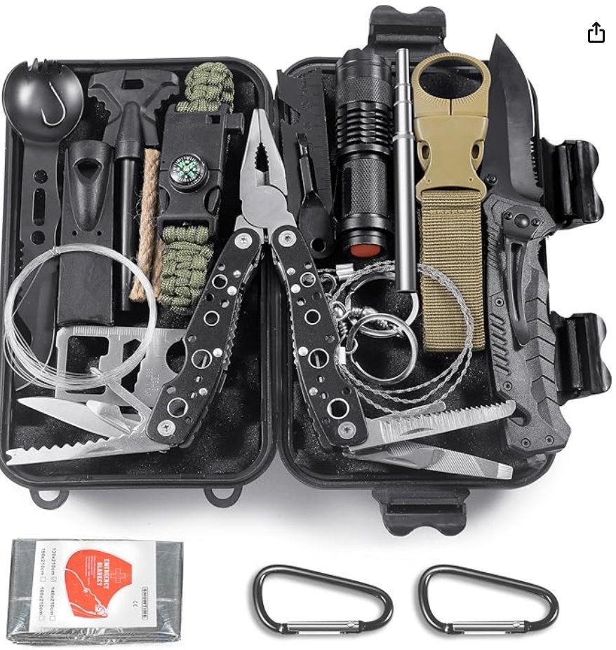 Ongeopende 14-in-1 multifunctionele survivalset, Ophalen, Nieuw, Gereedschap of Accessoires