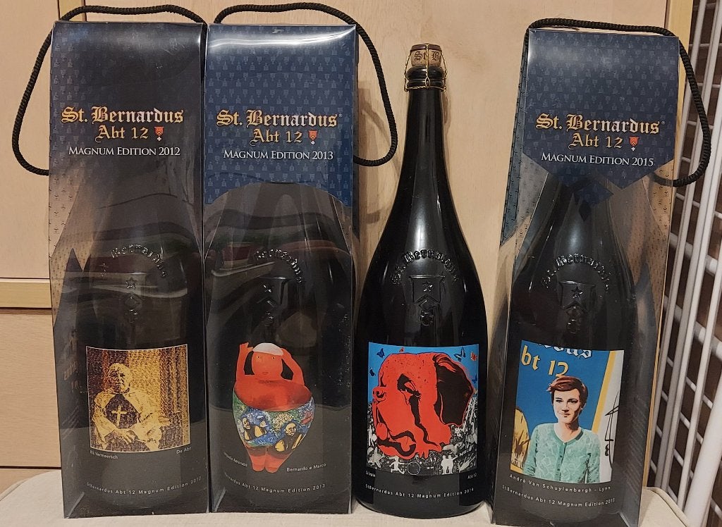Saint Bernard abbé 12 Vertical 2012-2015, Collections, Marques de bière, Enlèvement, Neuf, Bouteille(s), Autres marques