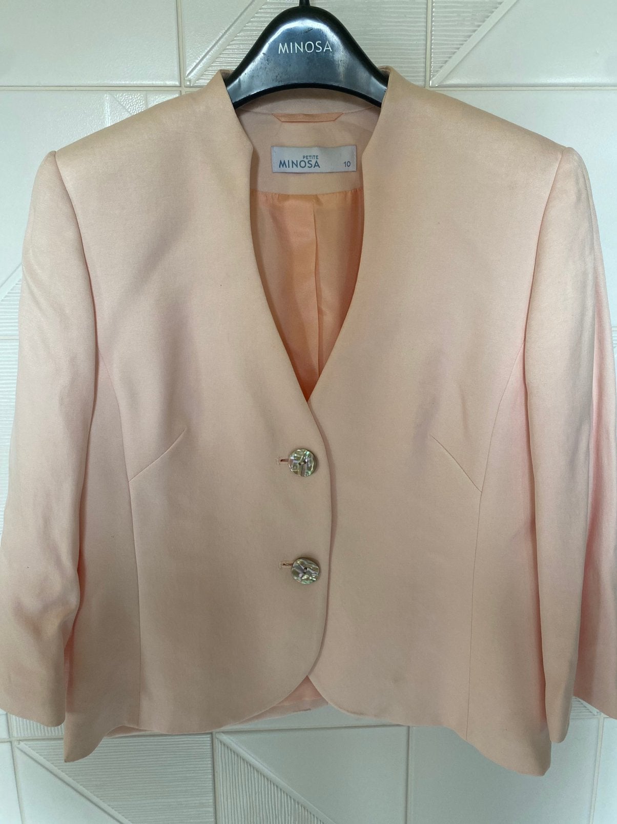 Blazer van Minosa, Kleding | Dames, Jasjes, Kostuums en Pakken, Ophalen of Verzenden, Zo goed als nieuw