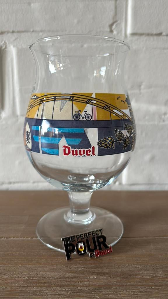 Duvel glas Milwaukee, Verzamelen, Biermerken, Ophalen of Verzenden, Nieuw, Glas of Glazen, Duvel
