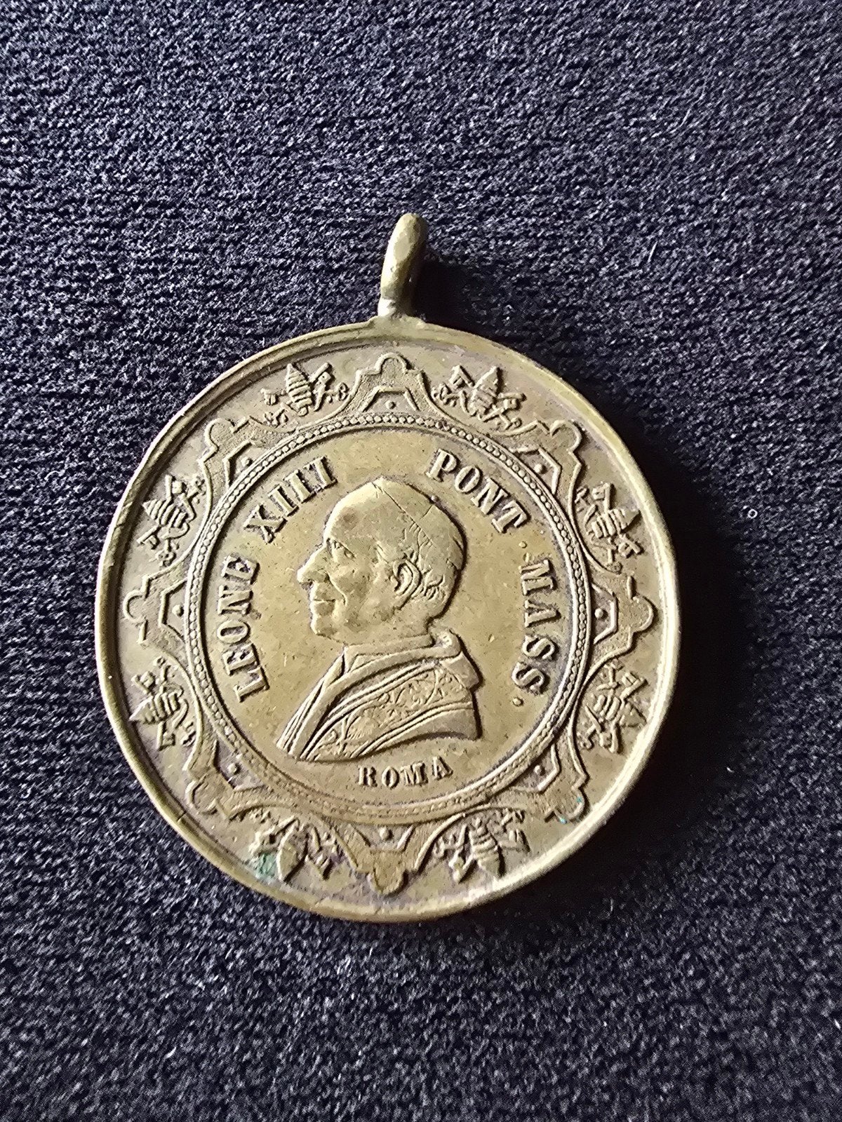 Médaille 1887 Rome Vatican Pape Léon 13 religion, Enlèvement ou Envoi