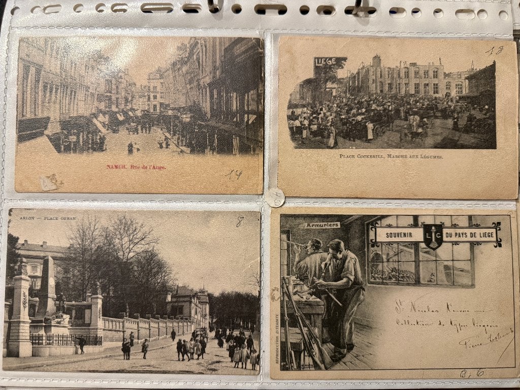 Grand lot de 50 cartes postales anciennes de Belgique  1900, Enlèvement ou Envoi, Avant 1920, Liège