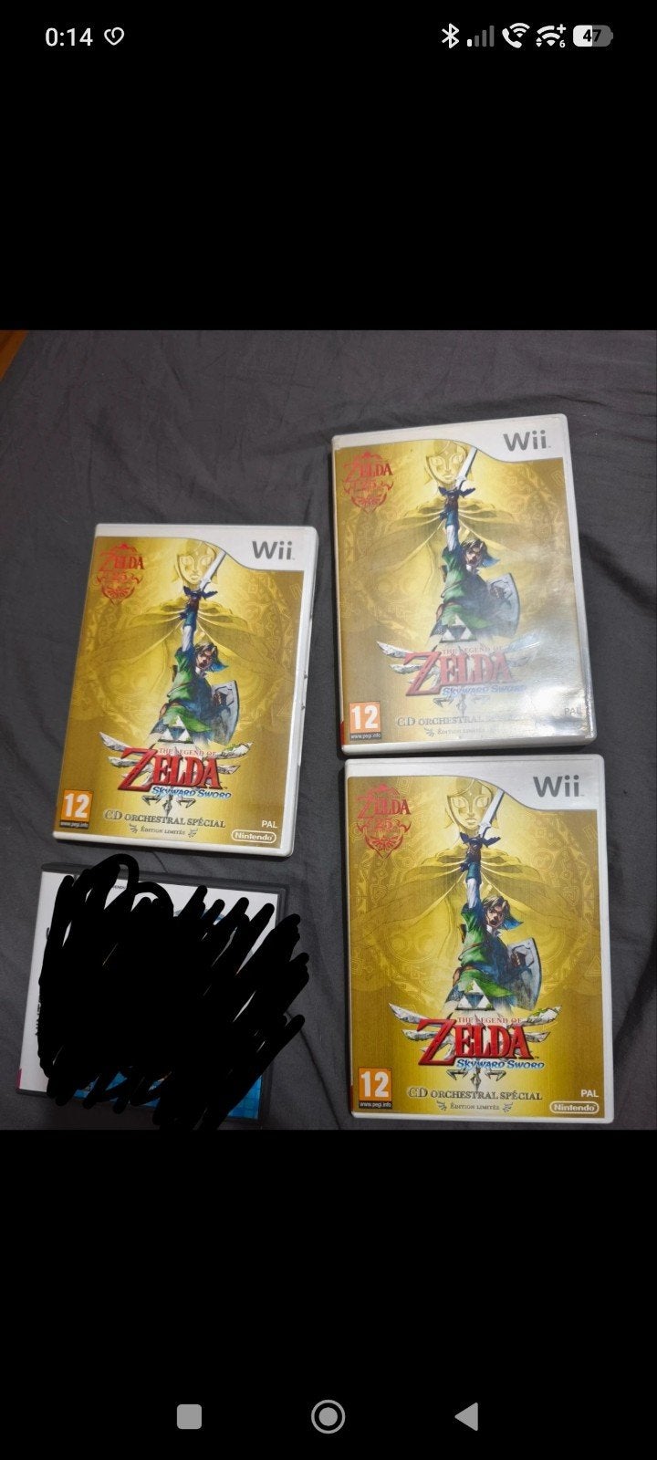 Zelda wii, Envoi, Utilisé
