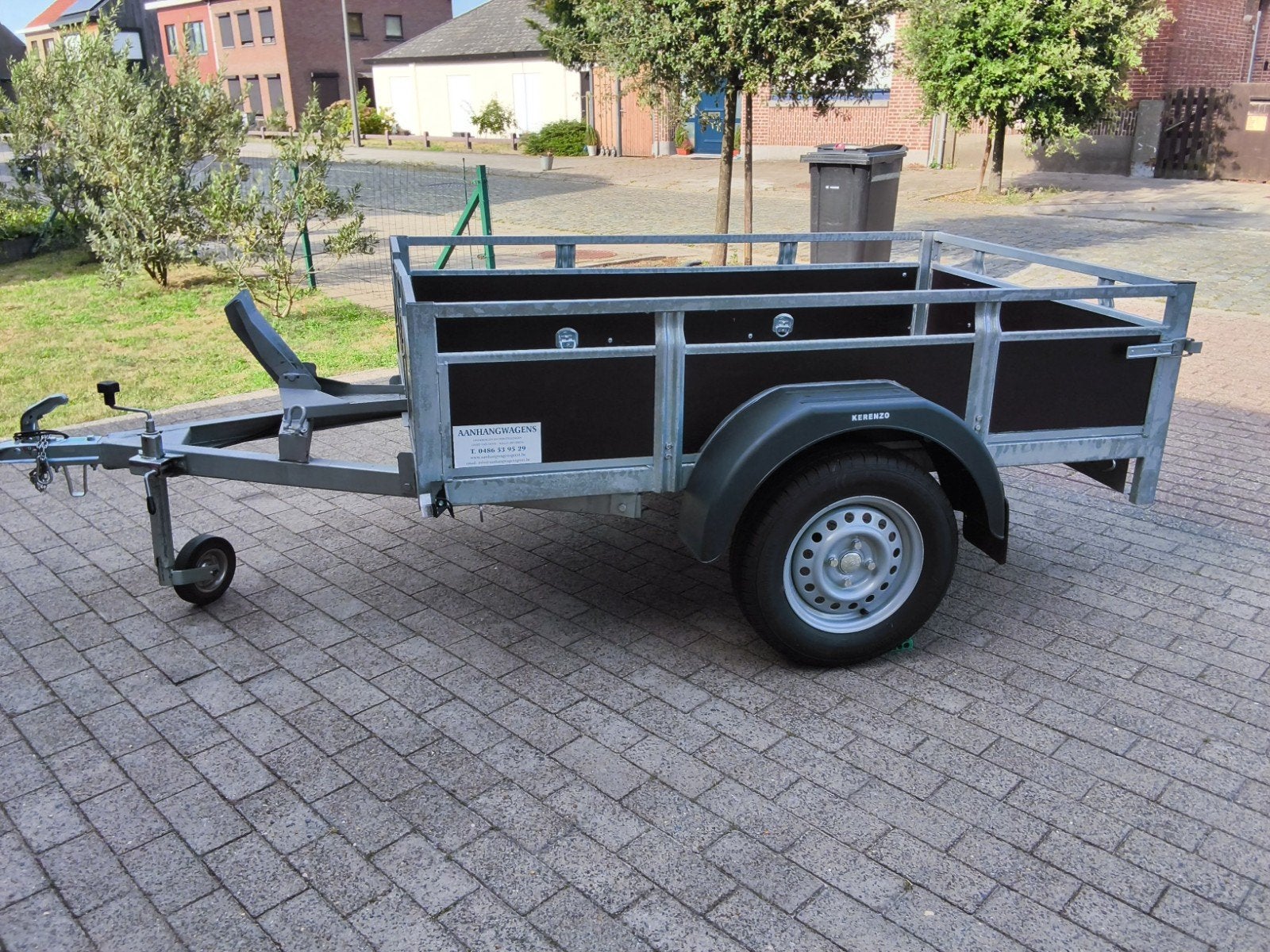 Aanhangwagen of motoraanhangwagen in perfecte staat, Enlèvement